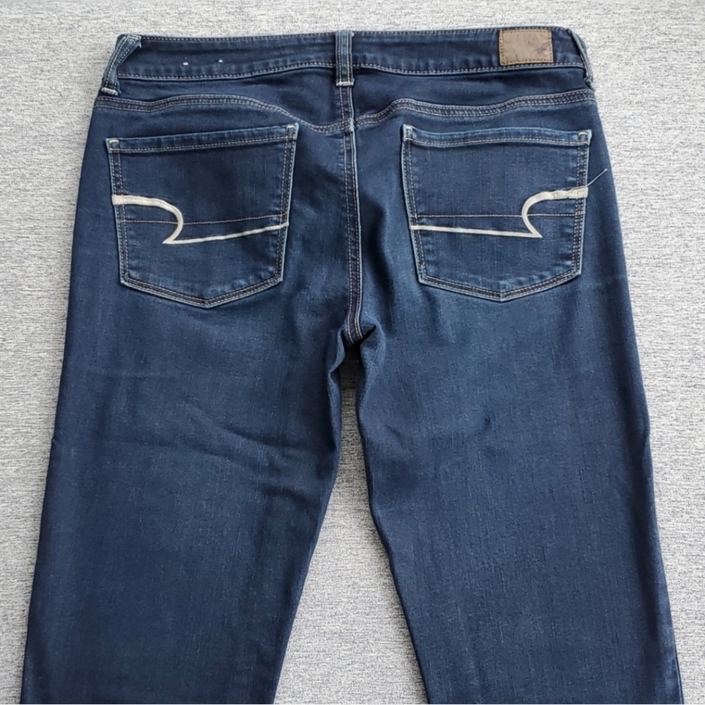 American Eagle Outfitters Dark Indigo Skinny Jeans - Picture 2 of 12